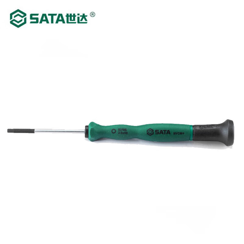 Микроотвертка шестигранная SATA 0,9x40MM 63102-отвертка с прямой ручкой