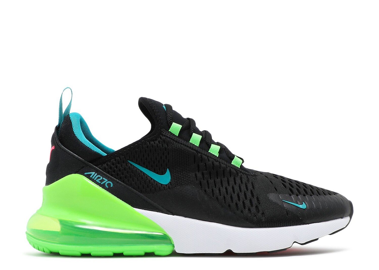 

Кроссовки Nike Air Max 270 'Black Green Strike', черный