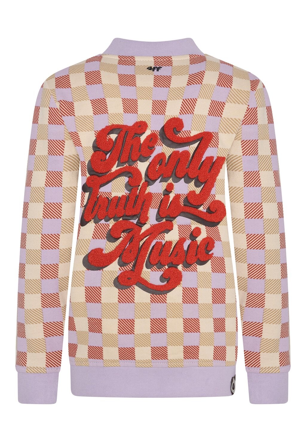 

Толстовка THE TRUTH WITH CHECKERED PATTERN 4funkyflavours, цвет purple