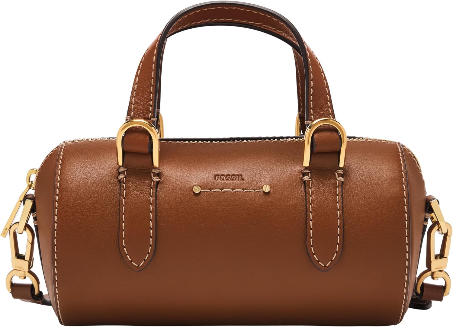 

Сумка Barrel Crossbody Fossil, коричневый