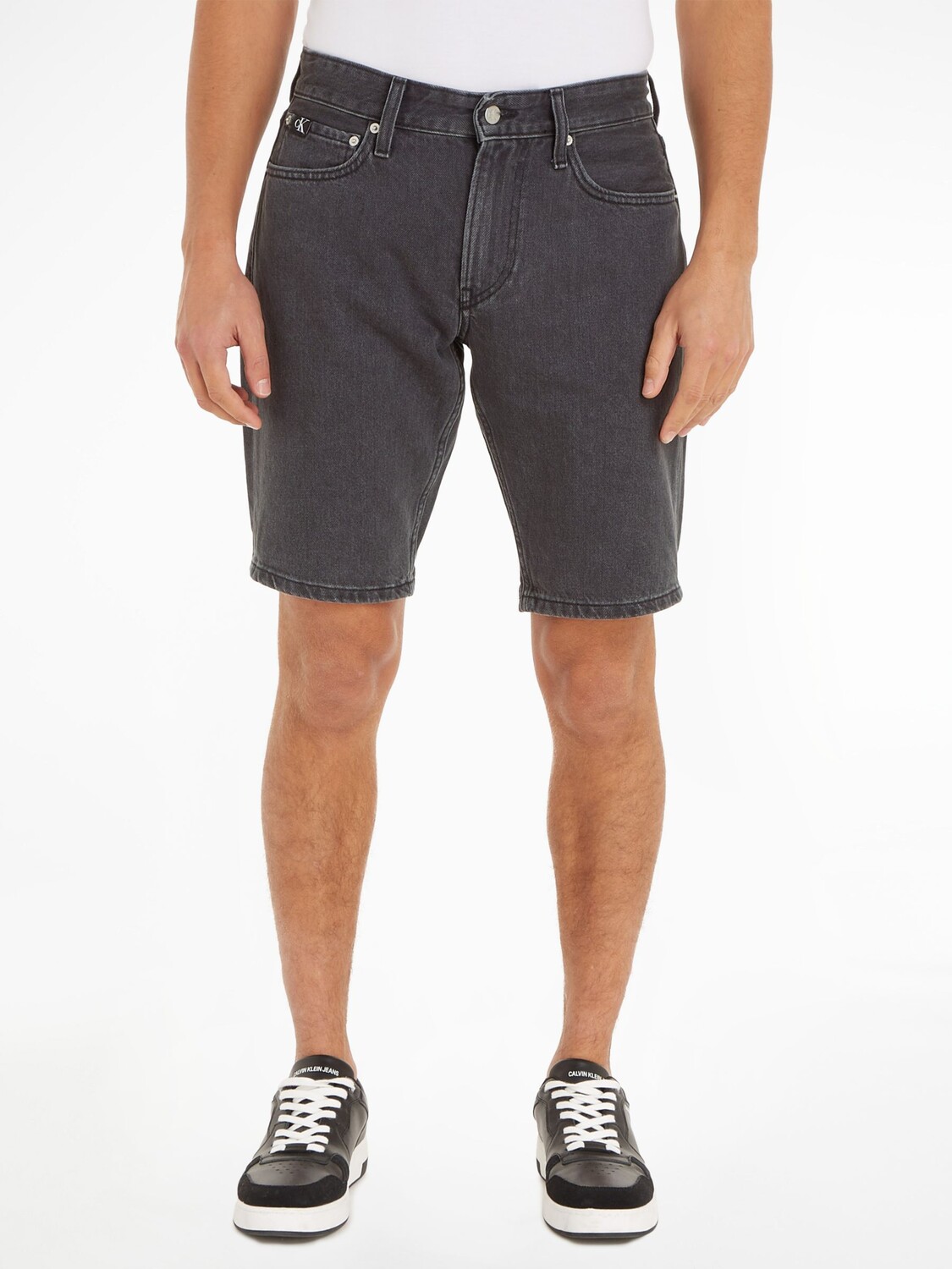 

Джинсовые шорты Calvin Klein Jeans Regular, черные