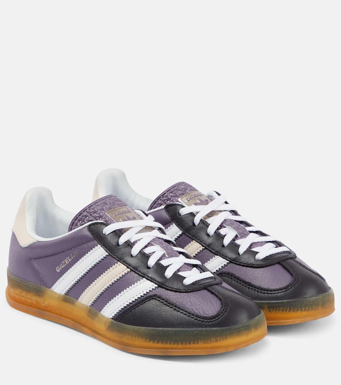 

Кожаные кроссовки Gazelle Indoor Adidas, фиолетовый