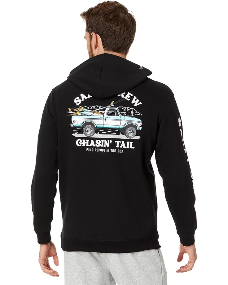 

Худи Salty Crew Off Road Pullover Fleece Hoodie, черный