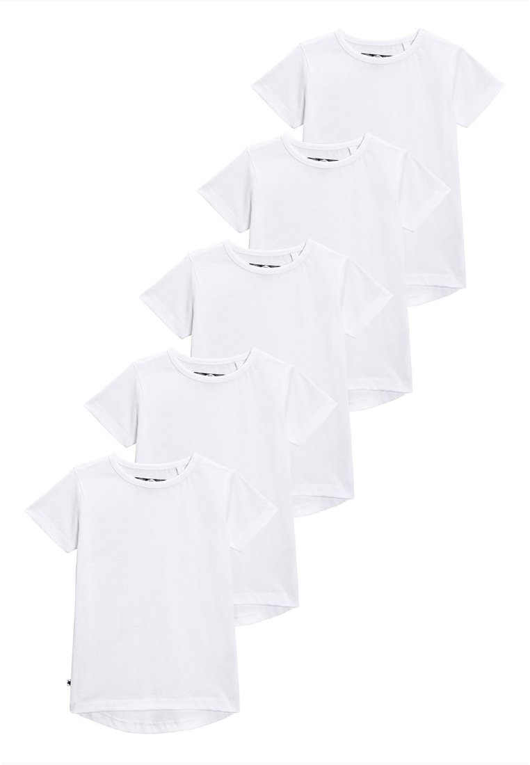 

Футболка базовая SHORT SLEEVE T-SHIRTS 5 PACK Next, цвет white