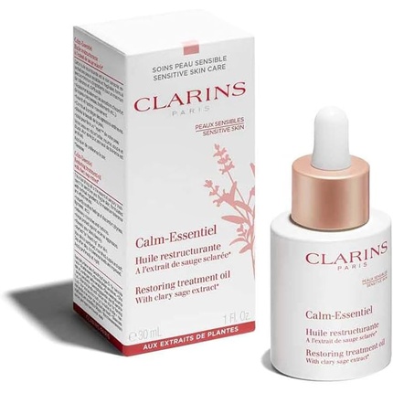 Эфирное успокаивающее масло для лица 30 мл, Clarins масло для лица 30 мл clarins lotus treatment oil