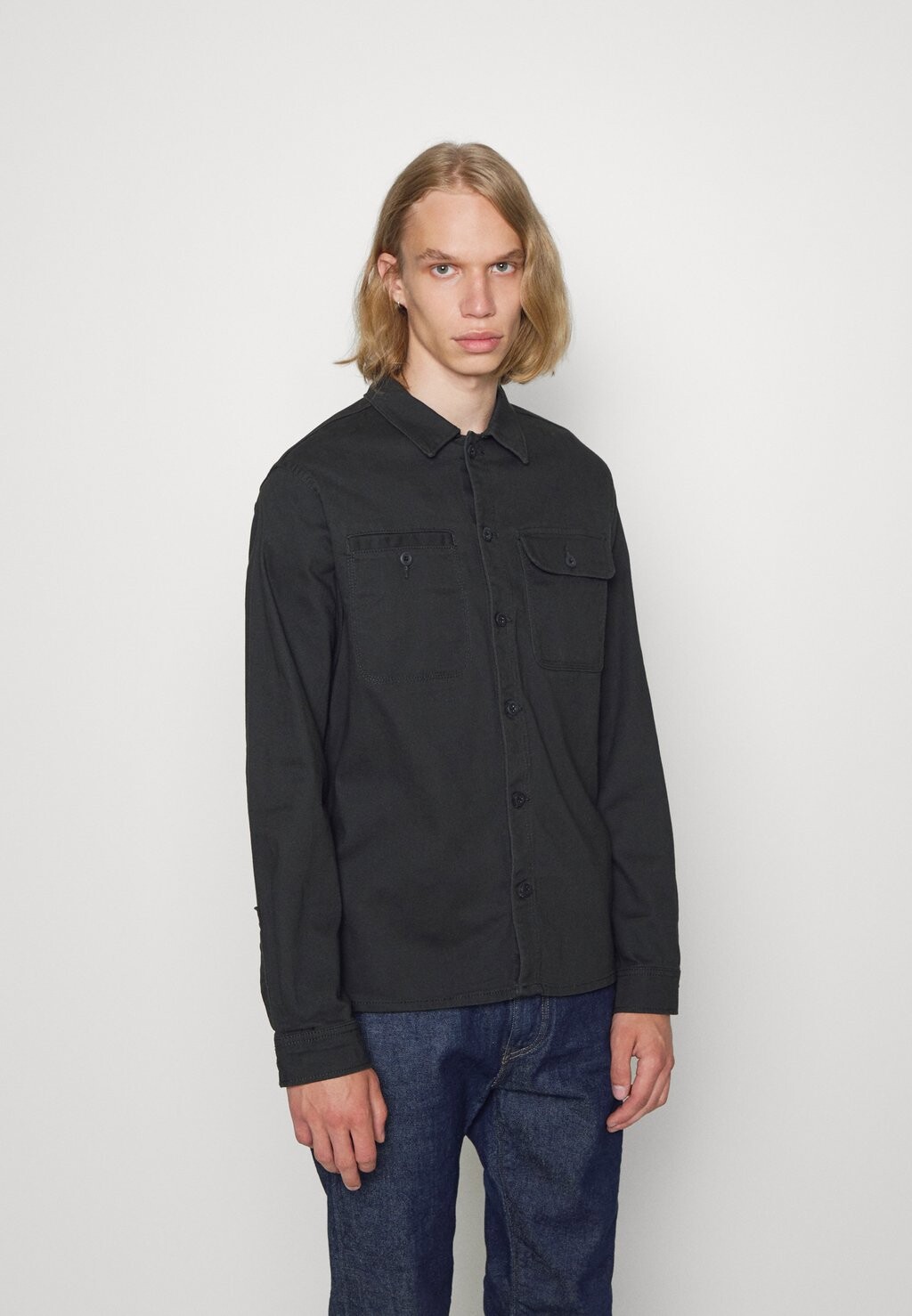 

Рубашка JCOBEN CLASSIC OVERSHIRT Jack & Jones, черный