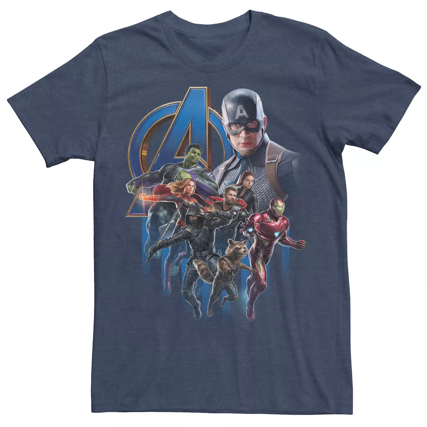 цена Мужская футболка с логотипом и плакатом группы «Мстители: Финал» Marvel