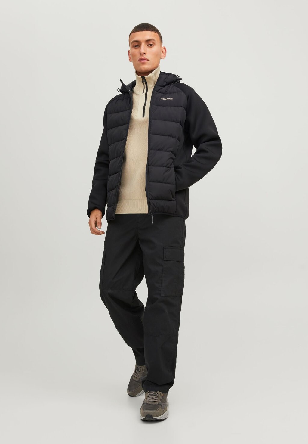 

Куртка для отдыха Jack & Jones JCODUST HYBRID JACKET, черный