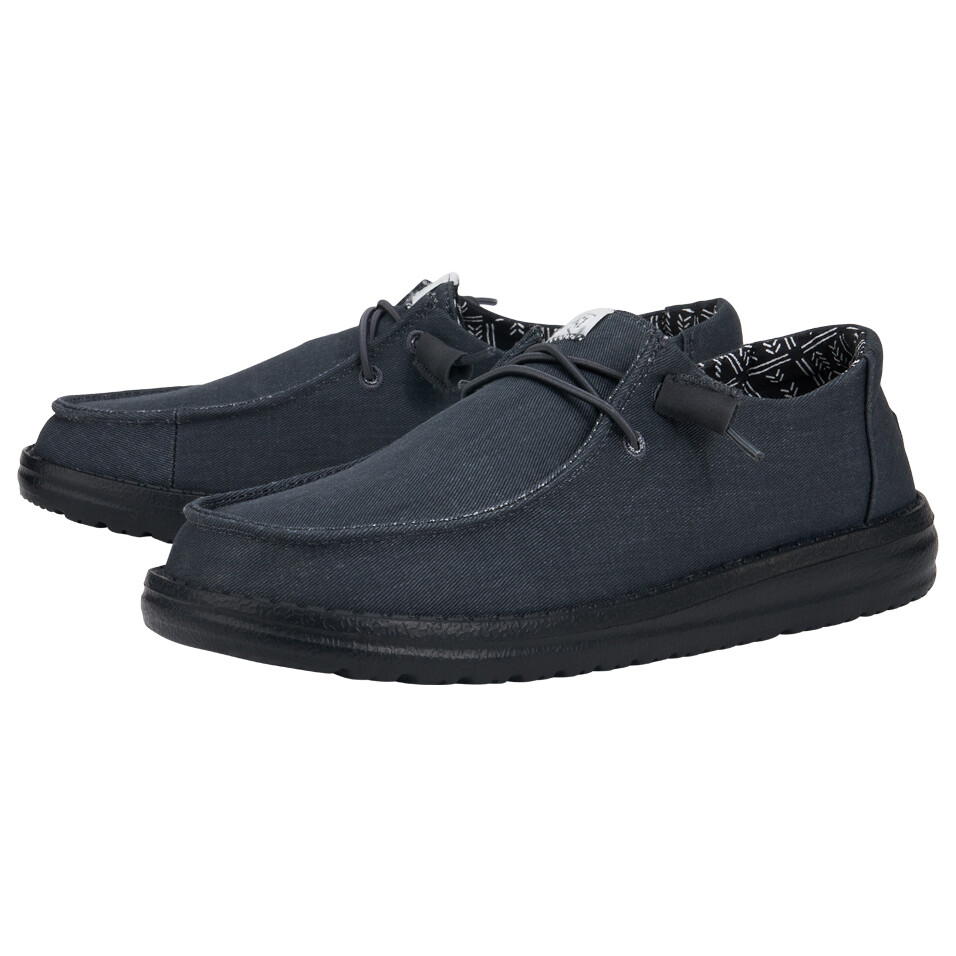 

Кроссовки Heydude Women's Wendy Canvas, цвет Black/Black