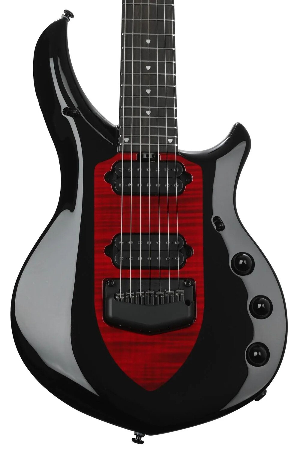 

Электрогитара Ernie Ball Music Man John Petrucci Majesty 7 - сангвиново-красный