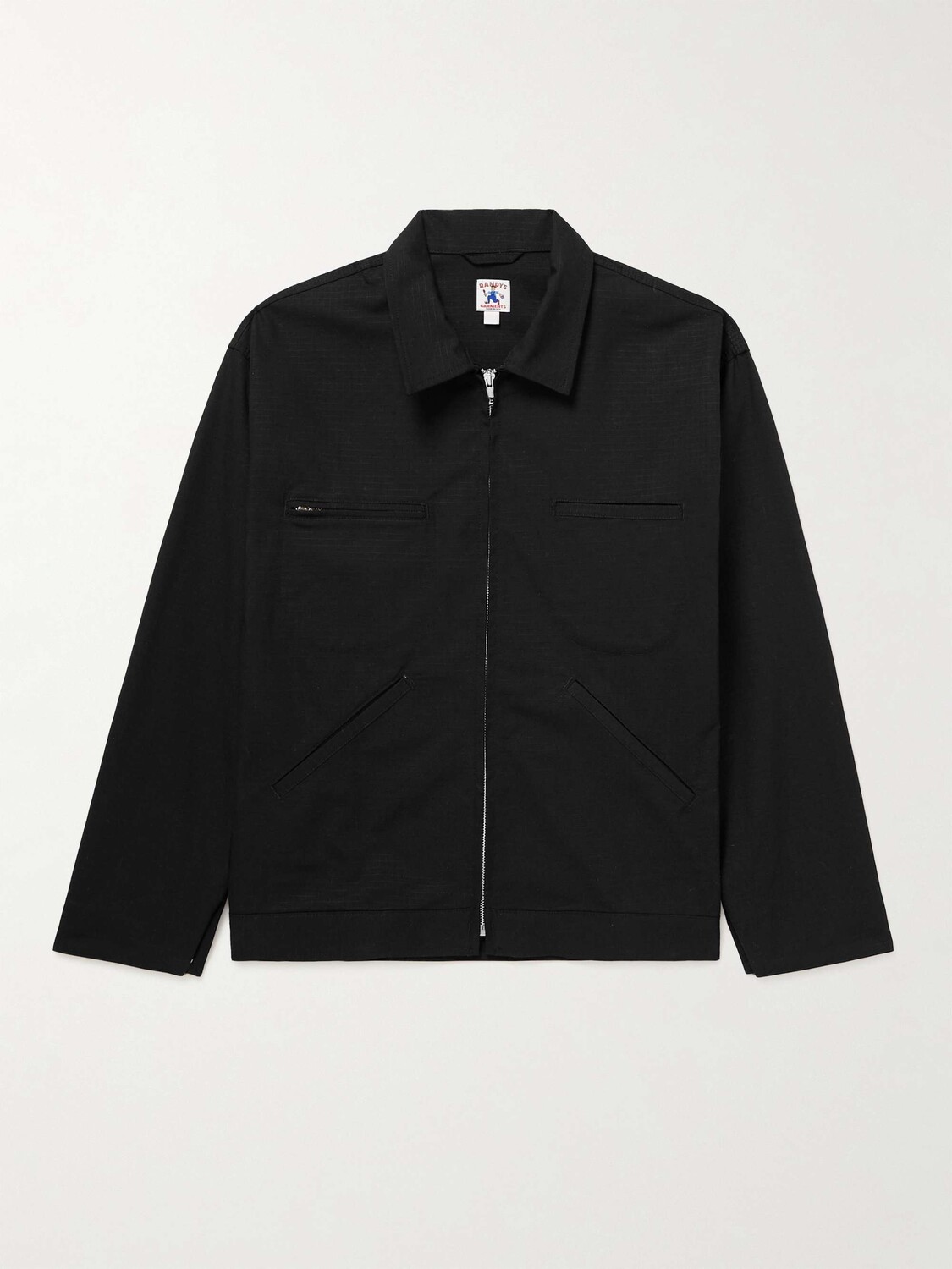

Куртка из хлопкового рипстопа Randy'S Garments, черный