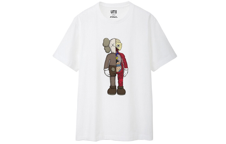 

Uniqlo x Kaws (UT) Белая футболка с принтом KAWS 19сс