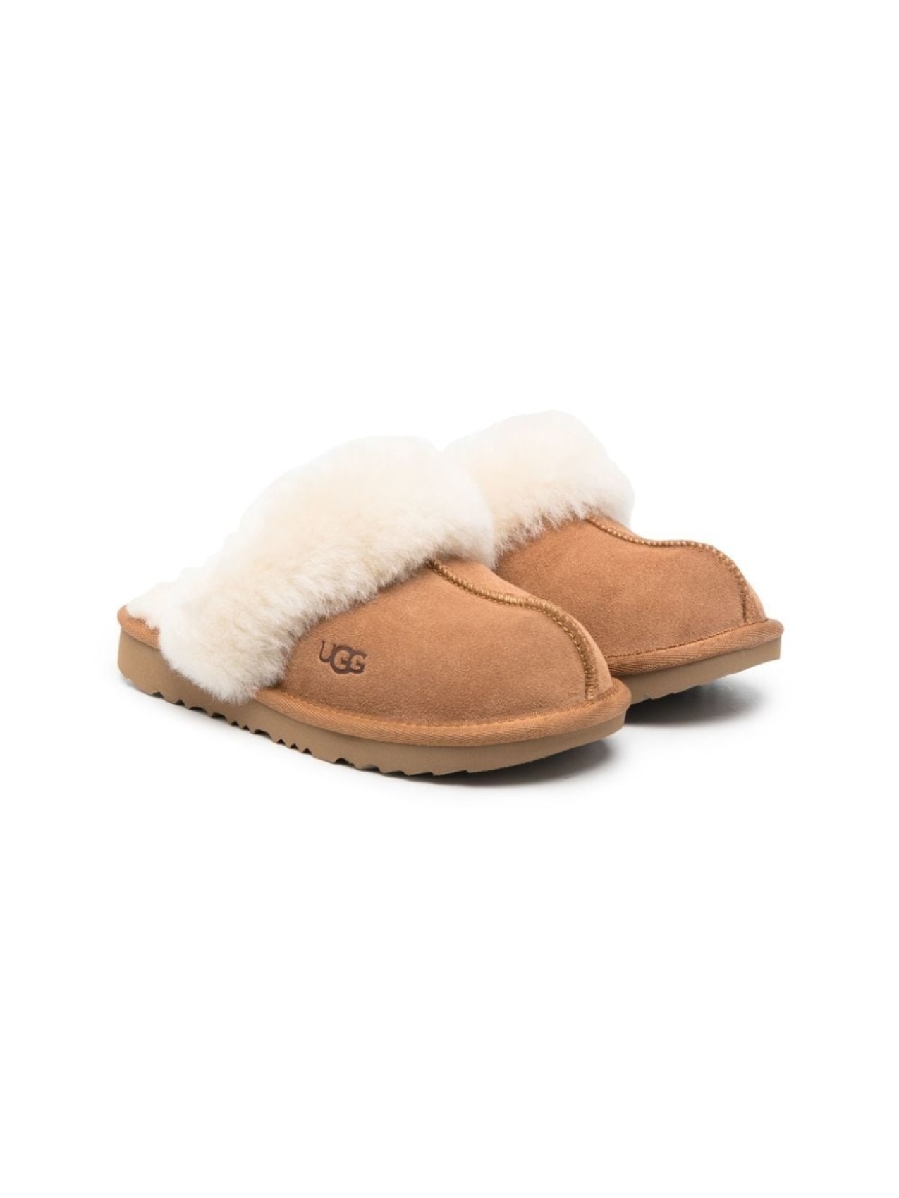 

UGG Kids слиперы Cozy II с мехом, коричневый