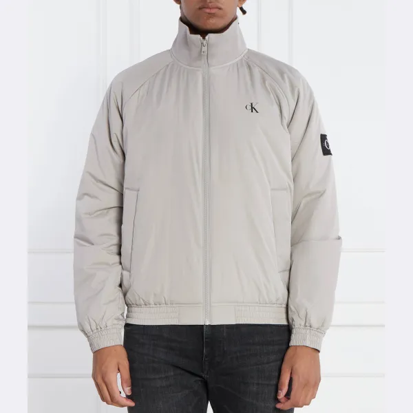 

Утепленная куртка-бомбер Harrington стандартного кроя Calvin Klein, серый