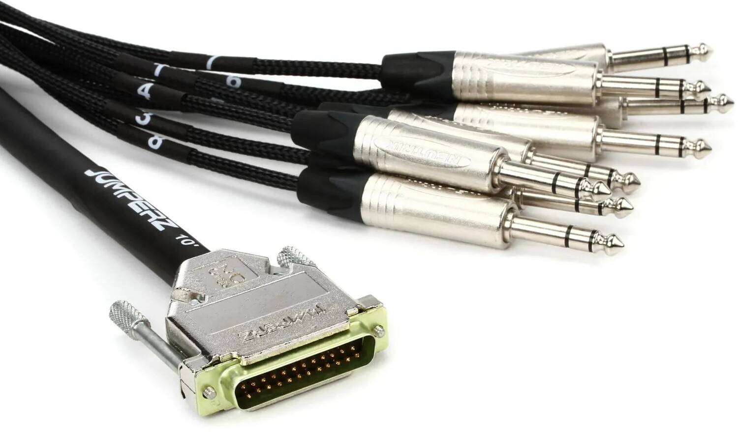 

JUMPERZ JDB25-TRS ZipLine DB25 — TRS 8-канальный аналоговый аудиоинтерфейсный кабель «папа» — 10 футов