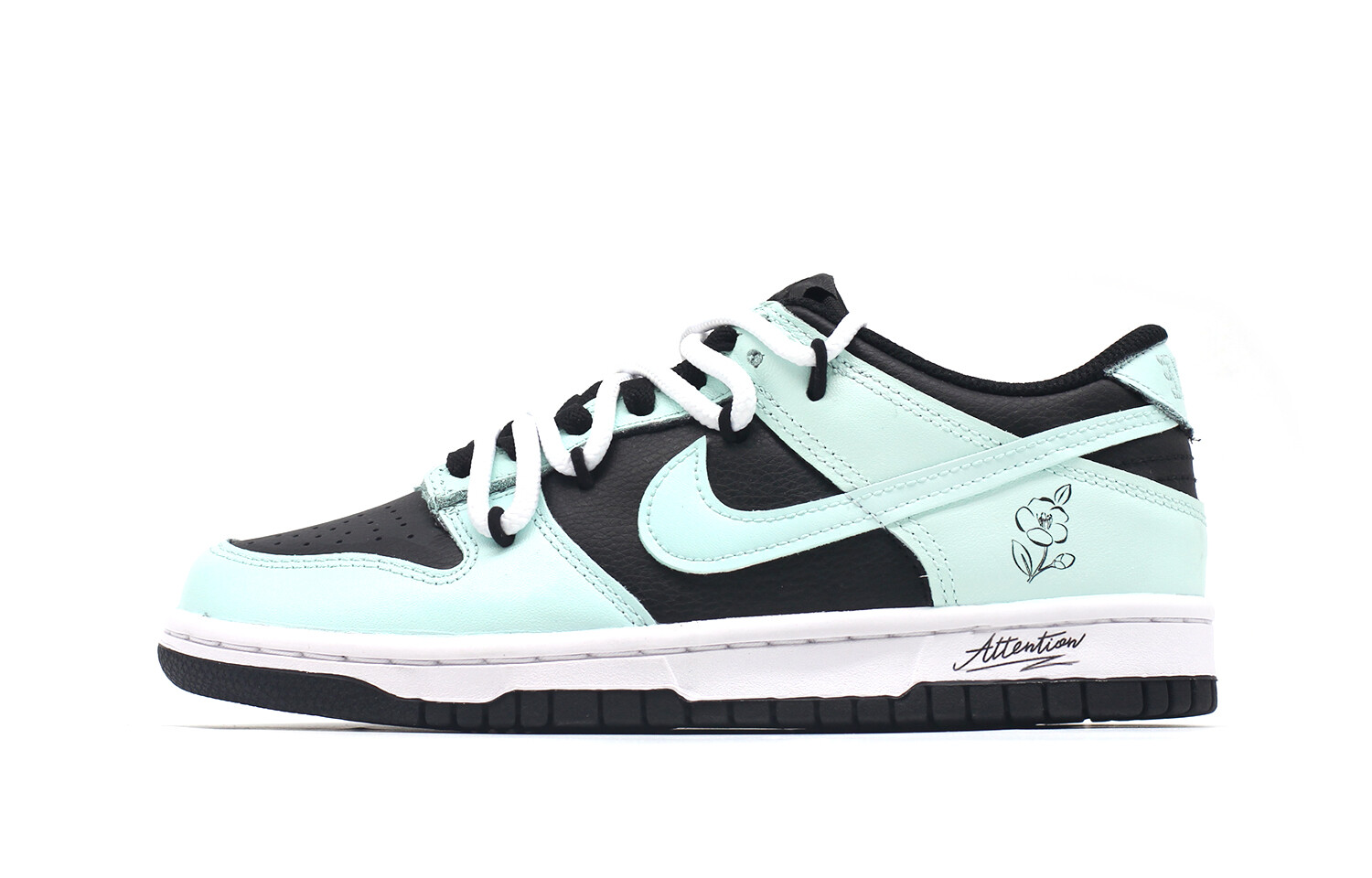 

Кроссовки Nike Dunk Skateboarding Shoes Men Low-top Black/green, черный/зеленый