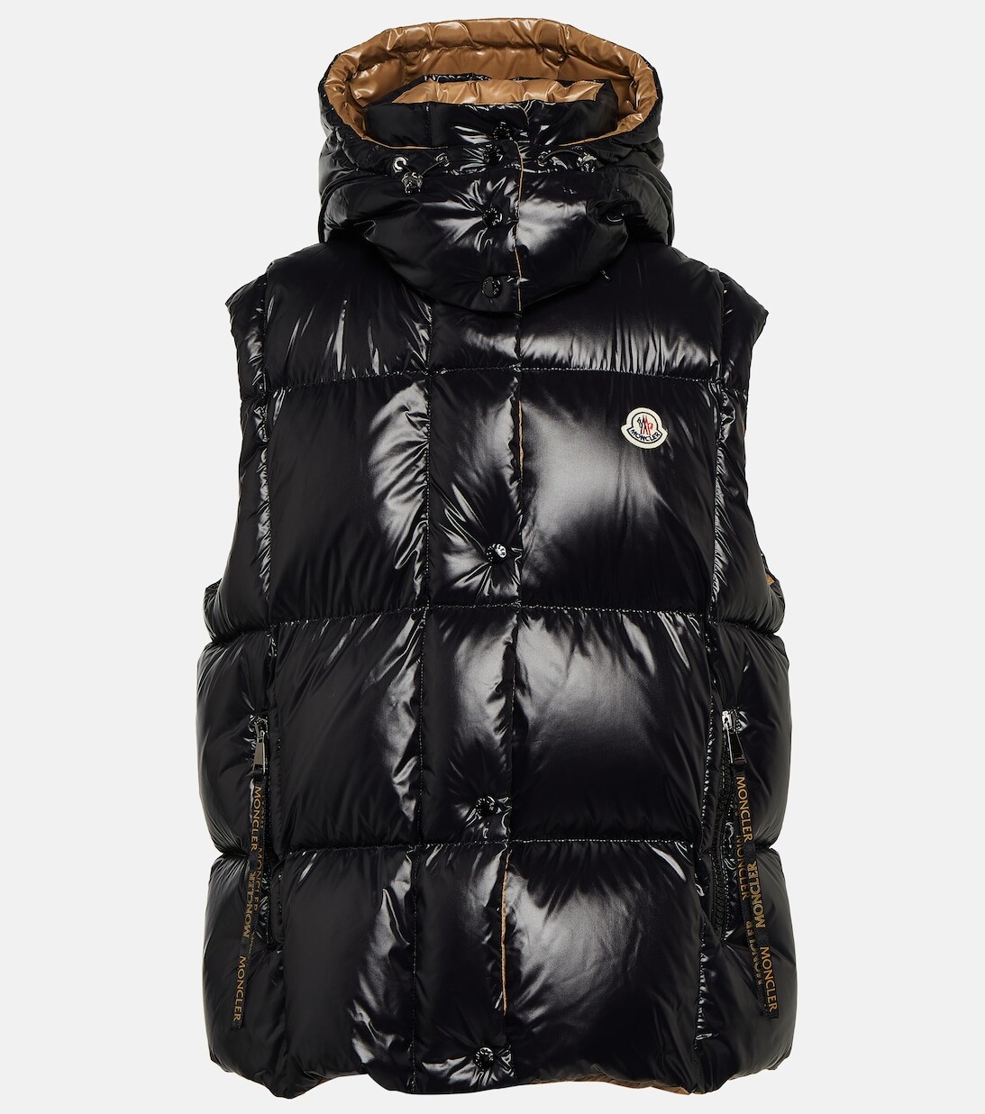 Пуховый жилет Luzule MONCLER, черный