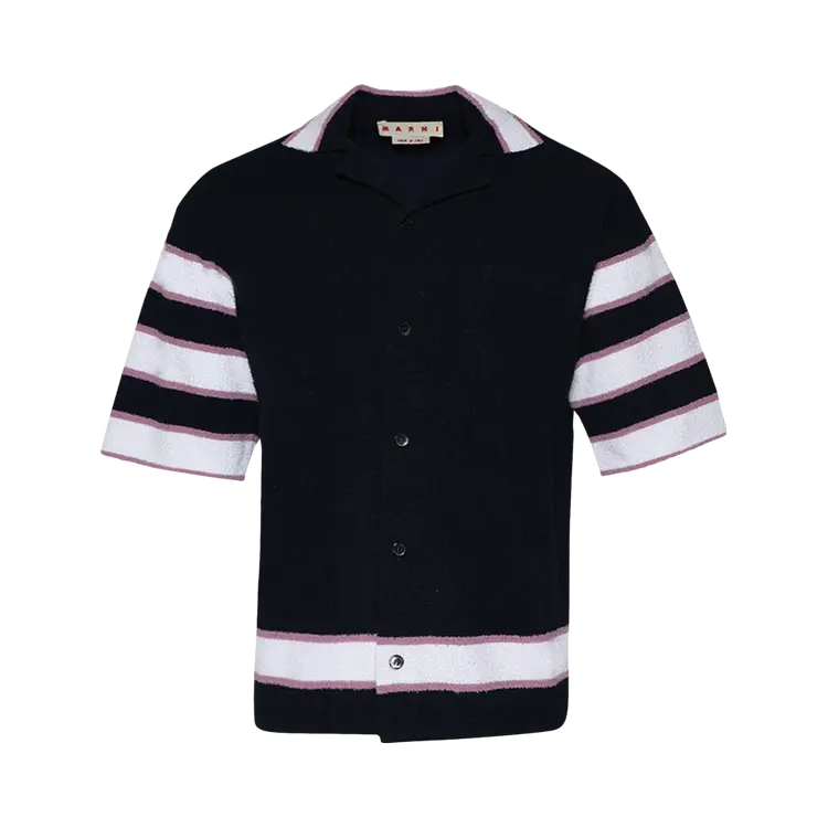 

Рубашка Marni Short-Sleeve 'Ink', черный