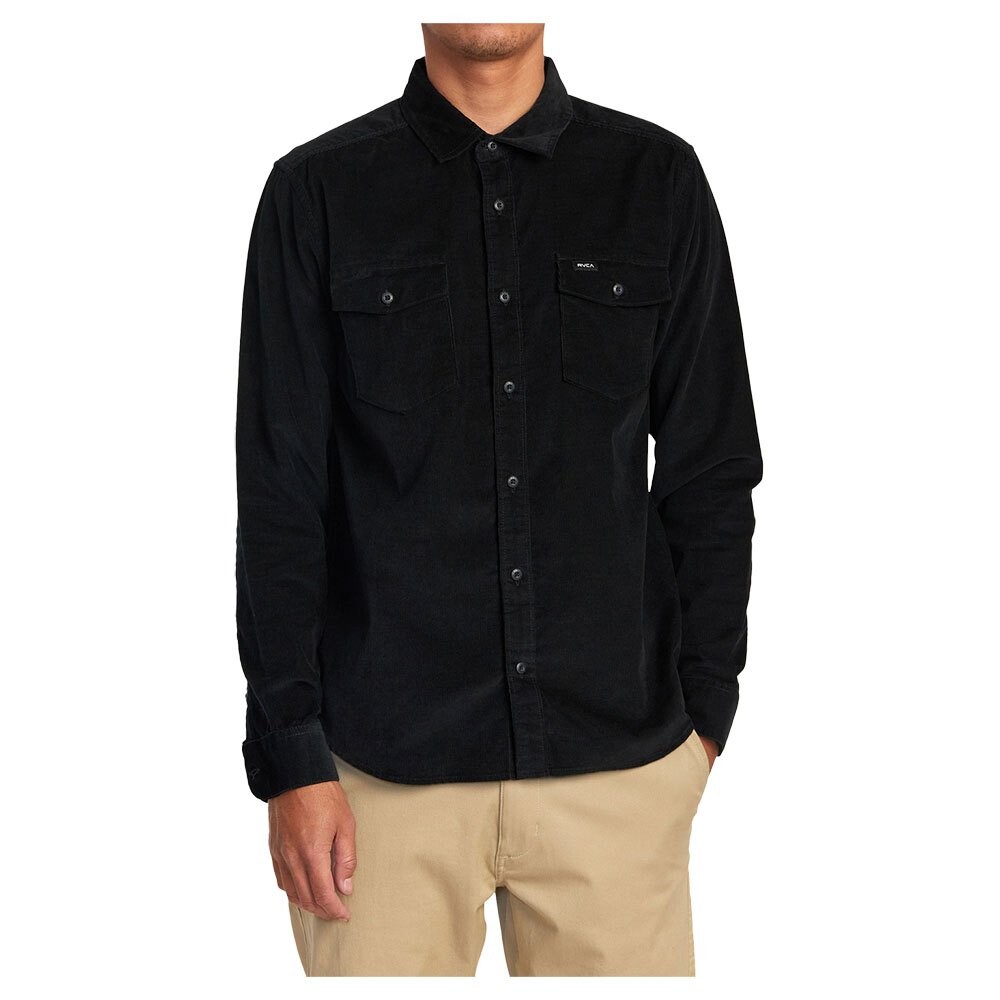 

Рубашка с длинным рукавом Rvca Freeman Cord, черный