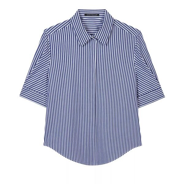 

Футболка kurzarm-bluse mit streifen the navy stripe Luisa Cerano, синий
