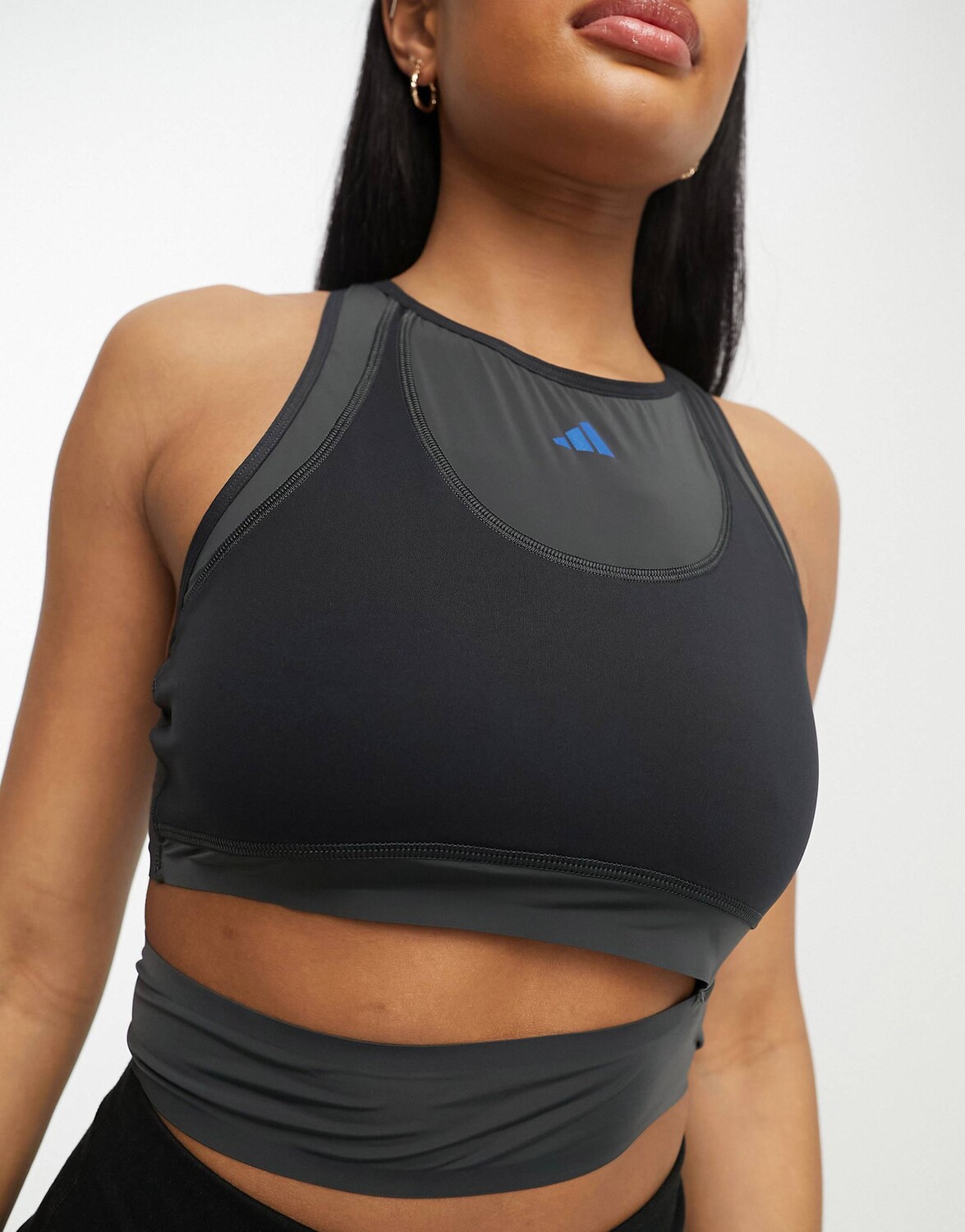

Черный жилет с вырезами adidas Training HIIT Heat Ready adidas performance