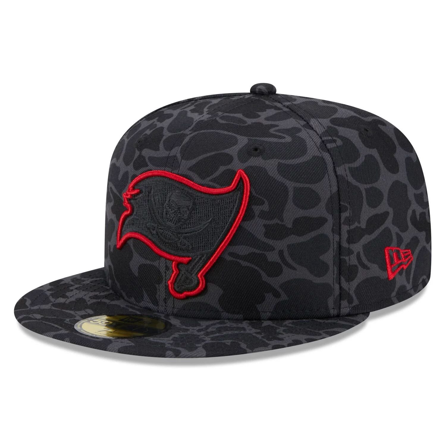 

Мужская облегающая шляпа New Era Black Tampa Bay Buccaneers Amoeba Camo 59FIFTY