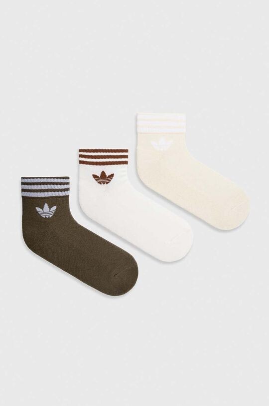 

3 упаковки носков adidas Originals, бежевый