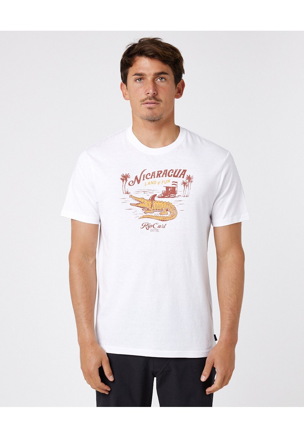 

Футболка с принтом DESTI ANIMALS TEE Rip Curl, цвет optical white