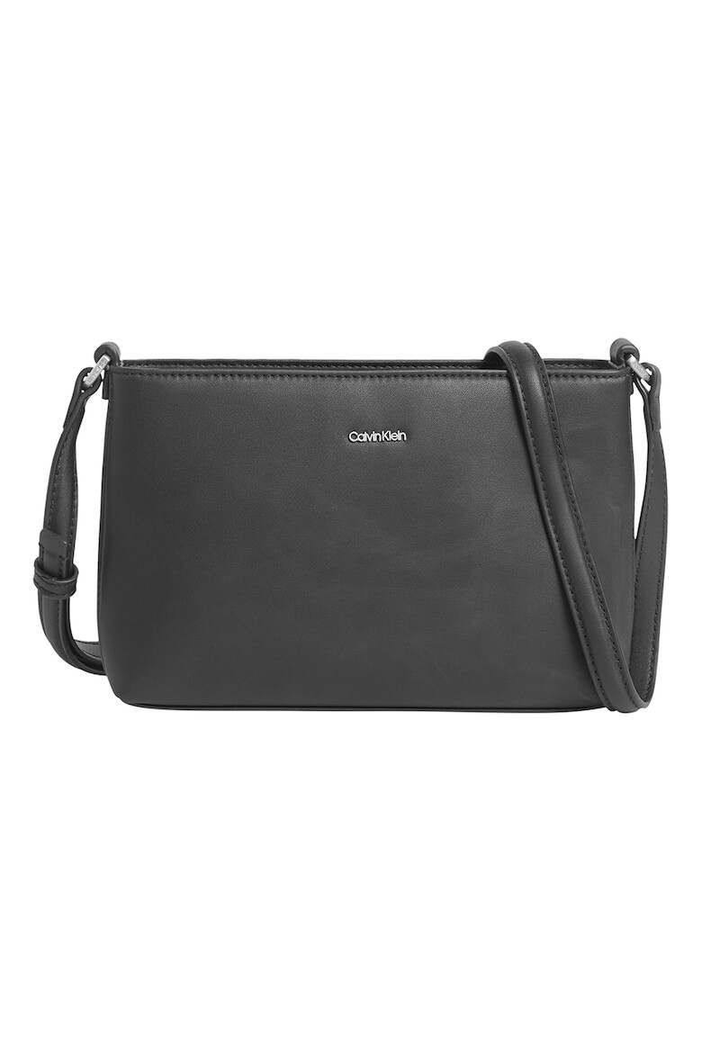 

Сумка из экокожи с логотипом Calvin Klein, черный