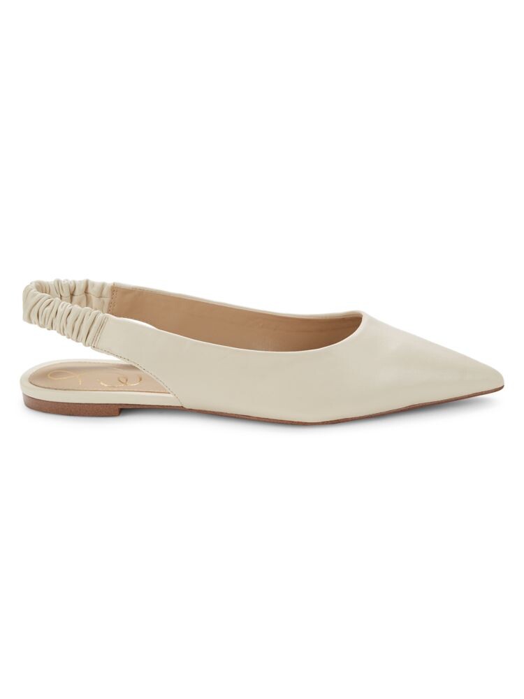 

Кожаные балетки Whitney с открытой пяткой Sam Edelman, слоновая кость