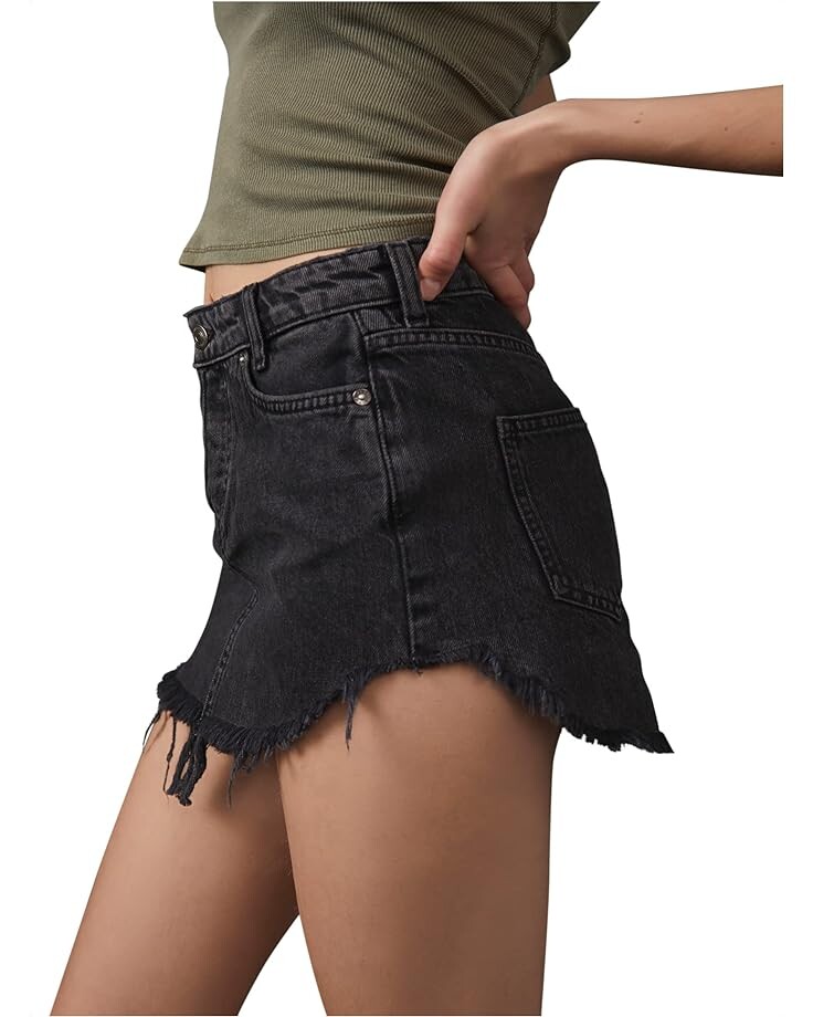 

Юбка Free People Sky High Miniskirt, черный