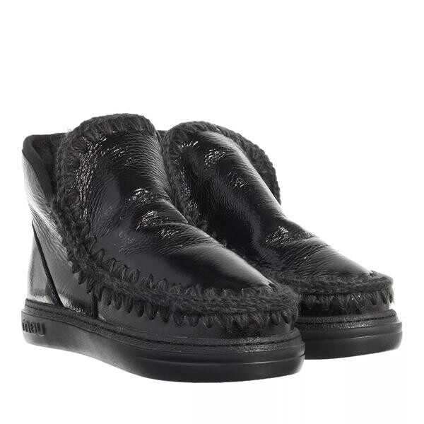 

Сапоги eskimo sneaker bold patent Mou, черный
