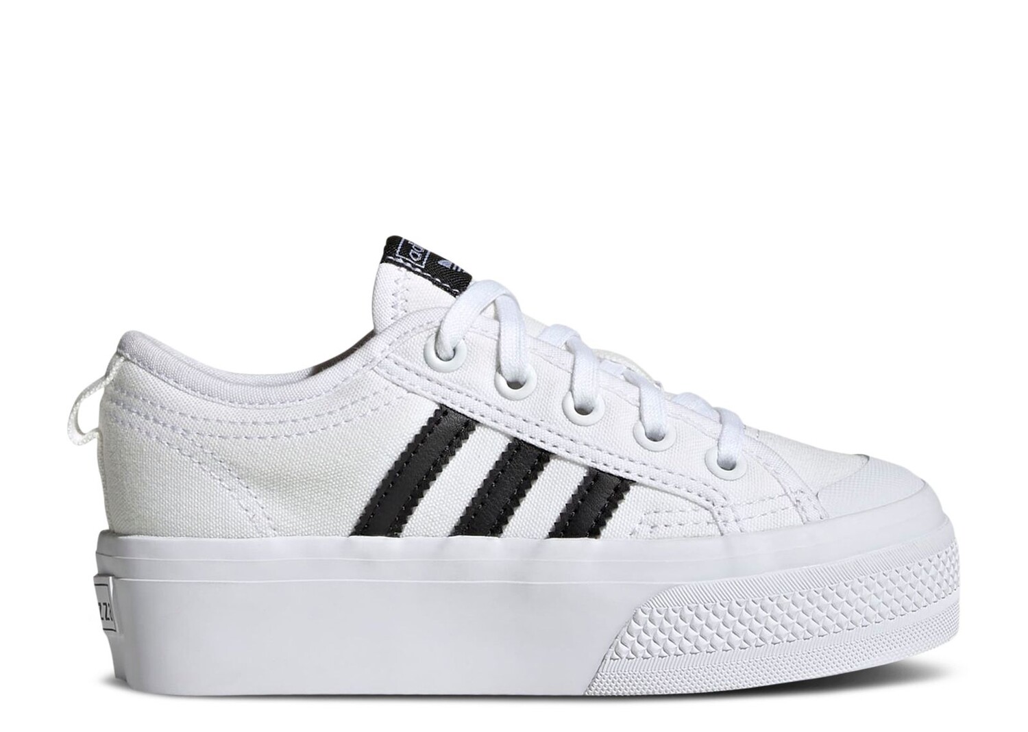 

Кроссовки adidas Nizza Platform J 'White Black', белый