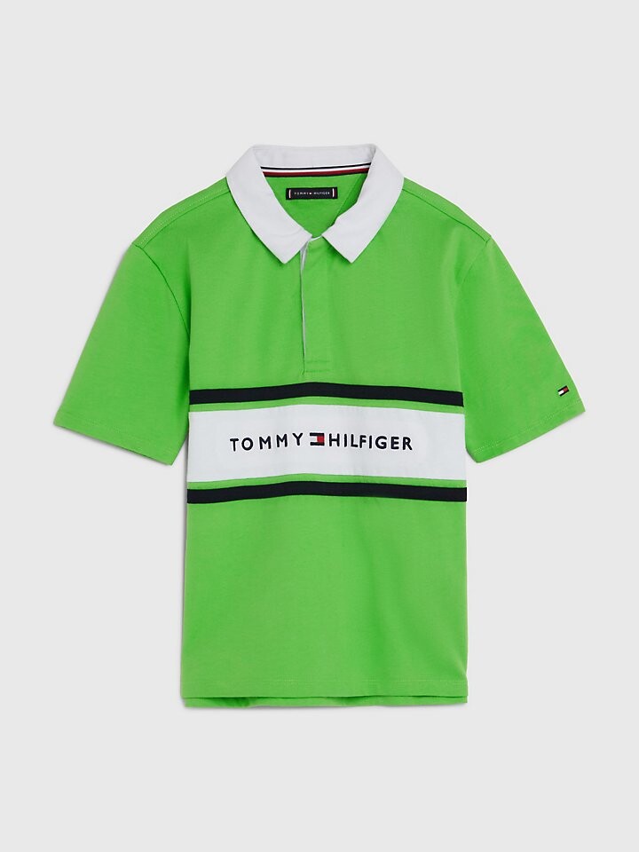 

Детская футболка-поло Hilfiger большого размера Tommy Hilfiger