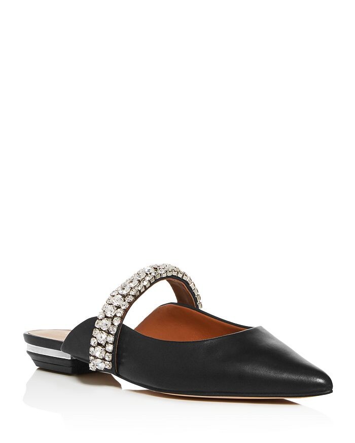

Женские туфли без задника с острым носком и украшением Princely KURT GEIGER LONDON
