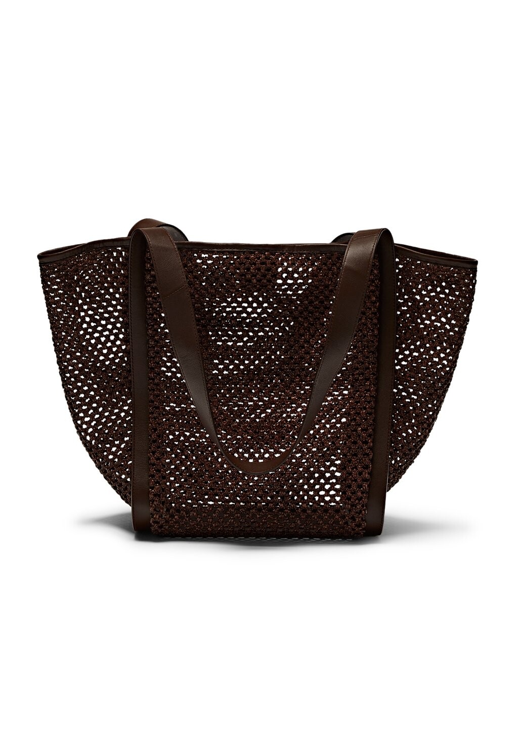 

Сумка для покупок С ДЕТАЛЯМИ Massimo Dutti, коричневый