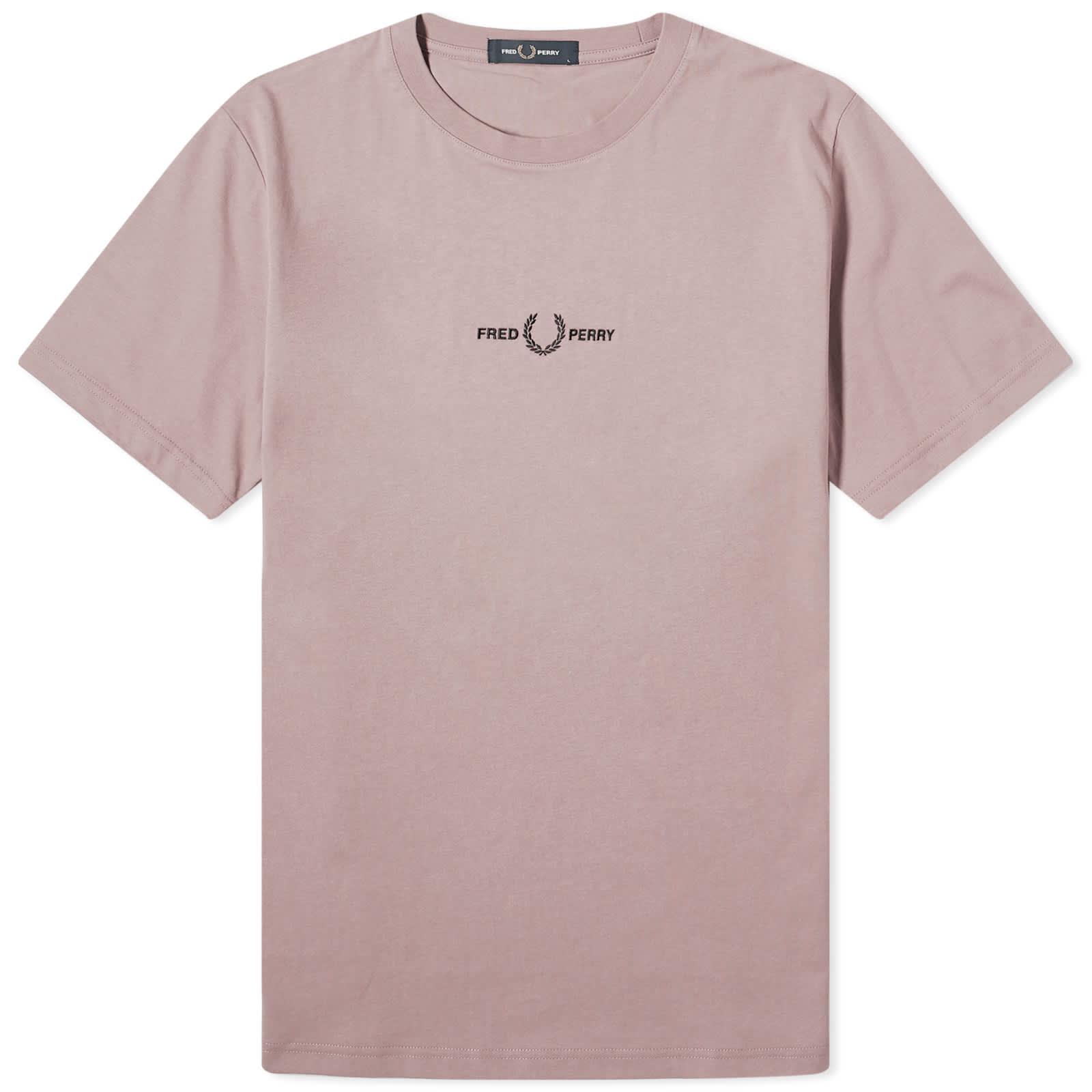 Футболка Fred Perry Embroidered, цвет Dark Pink футболка fred perry ringer цвет dark pink