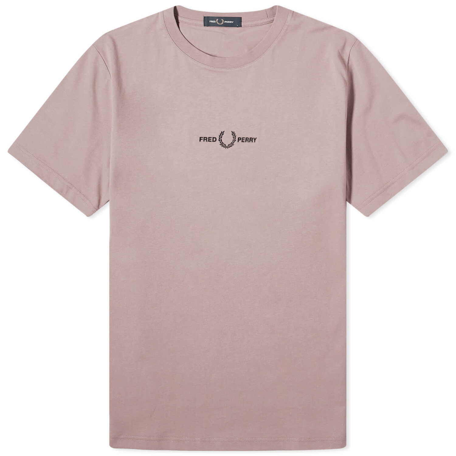 

Футболка Fred Perry Embroidered, цвет Dark Pink