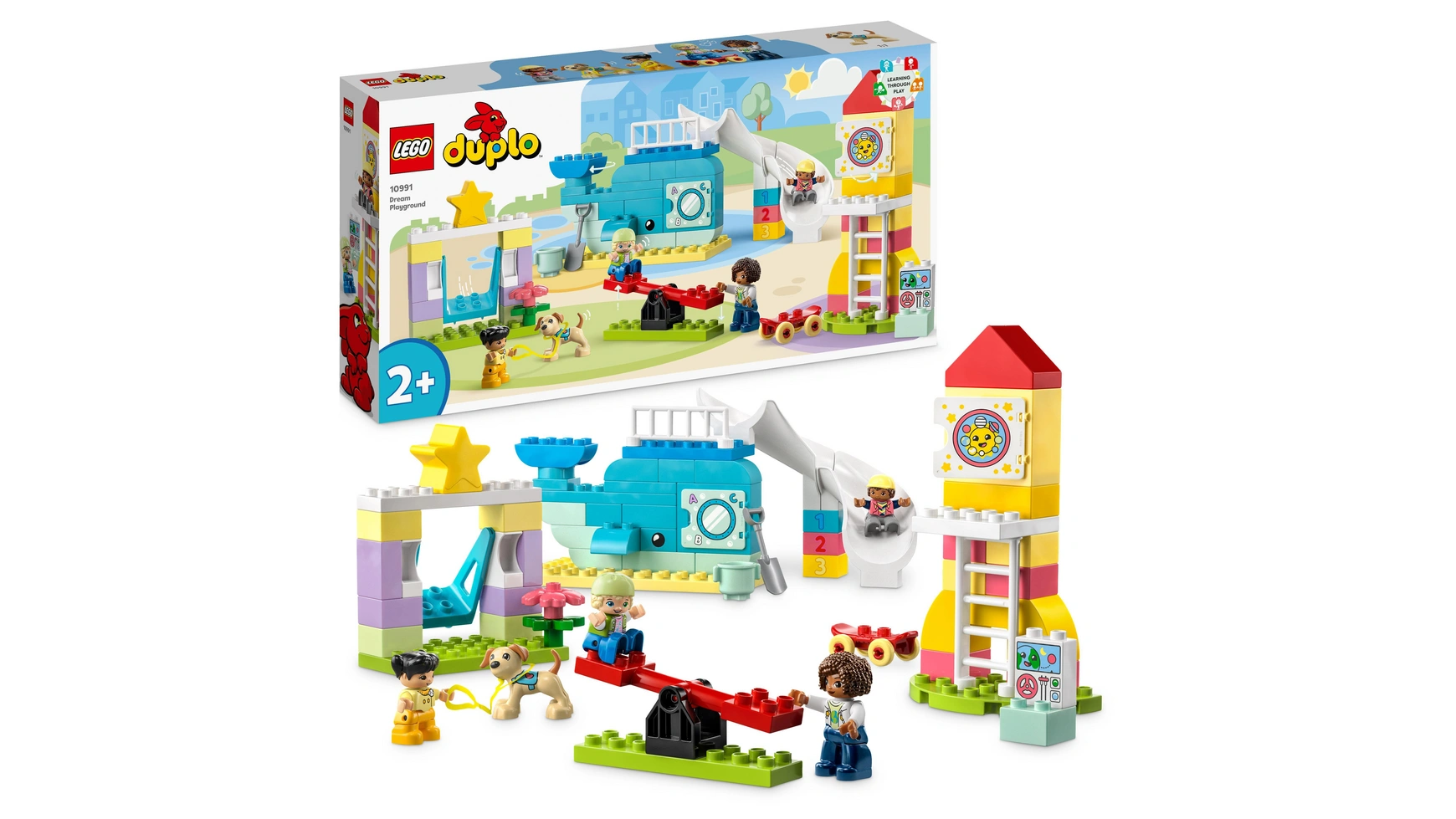 Lego DUPLO Набор Игровая площадка мечты с рамой Кит и ракета конструктор duplo town гоночные машины