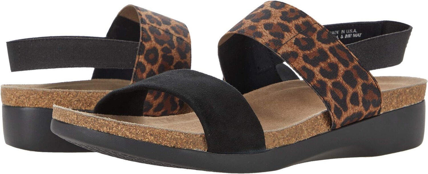 

Сандалии на плоской подошве Pisces Munro, цвет Leopard Stretch