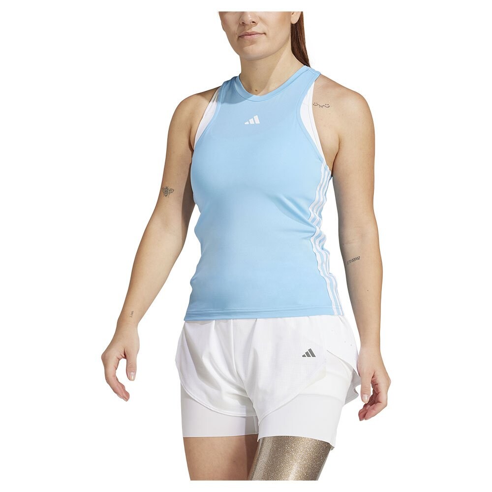 

Футболка adidas Train Essentials 3 Stripes , синий