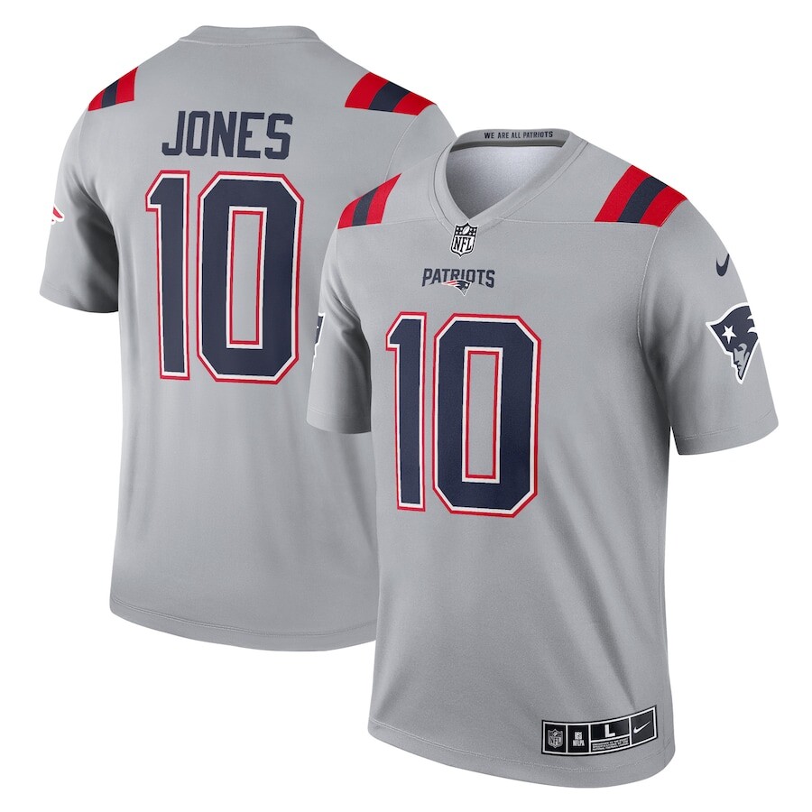 

Джерси Nike New England Patriots, серый