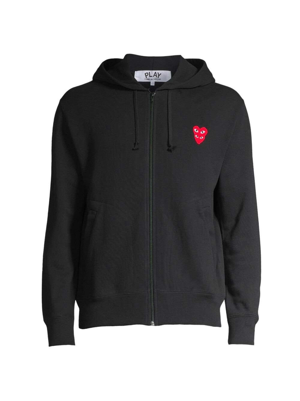 

Толстовка с двойным сердцем Play Comme des Garçons PLAY, черный