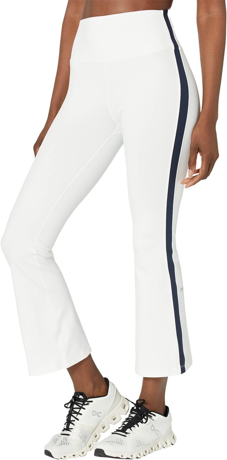 

Брюки Raquel High-Waist Supplex Crop Splits59, цвет White/Indigo