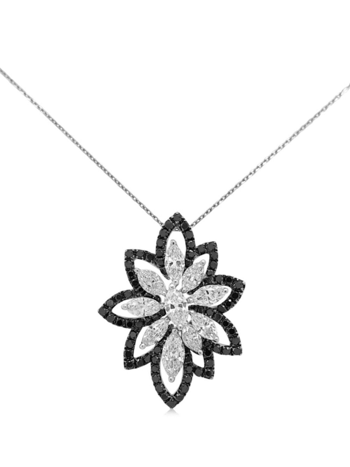 

Платиновое колье с бриллиантом HYT Jewelry, черный