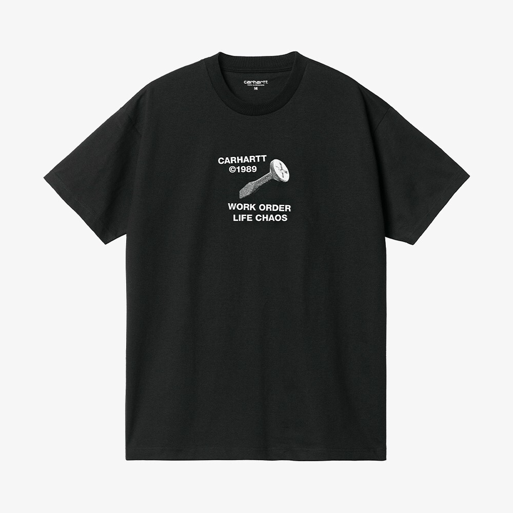 

Футболка S/S Strange Screw T-Shirt 'Black' Carhartt WIP, черный