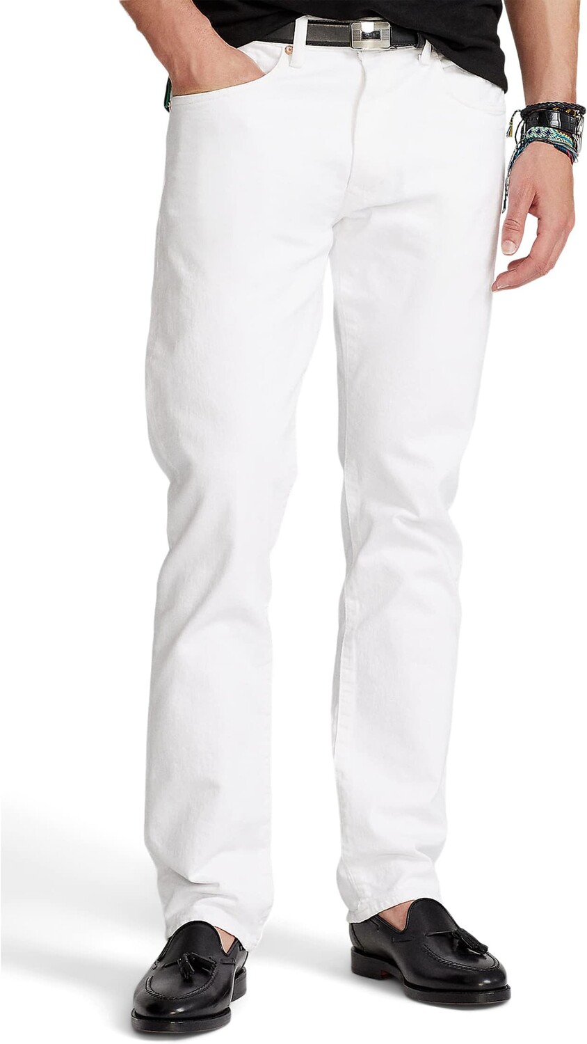 

Джинсы Hampton Relaxed Straight Fit Jeans Polo Ralph Lauren, цвет Hudson White