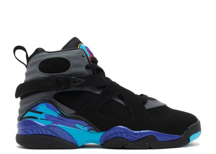 

Кроссовки AIR JORDAN 8 RETRO BG 'AQUA' 2015, черный