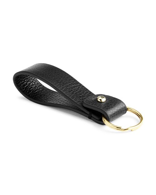 Кожаный брелок для ключей ROYCE New York, цвет Black кожаный брелок для ключей зайка ручная работа