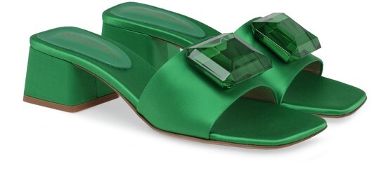 

Туфли-лодочки Jaipur Slide 45 Gianvito Rossi, зеленый